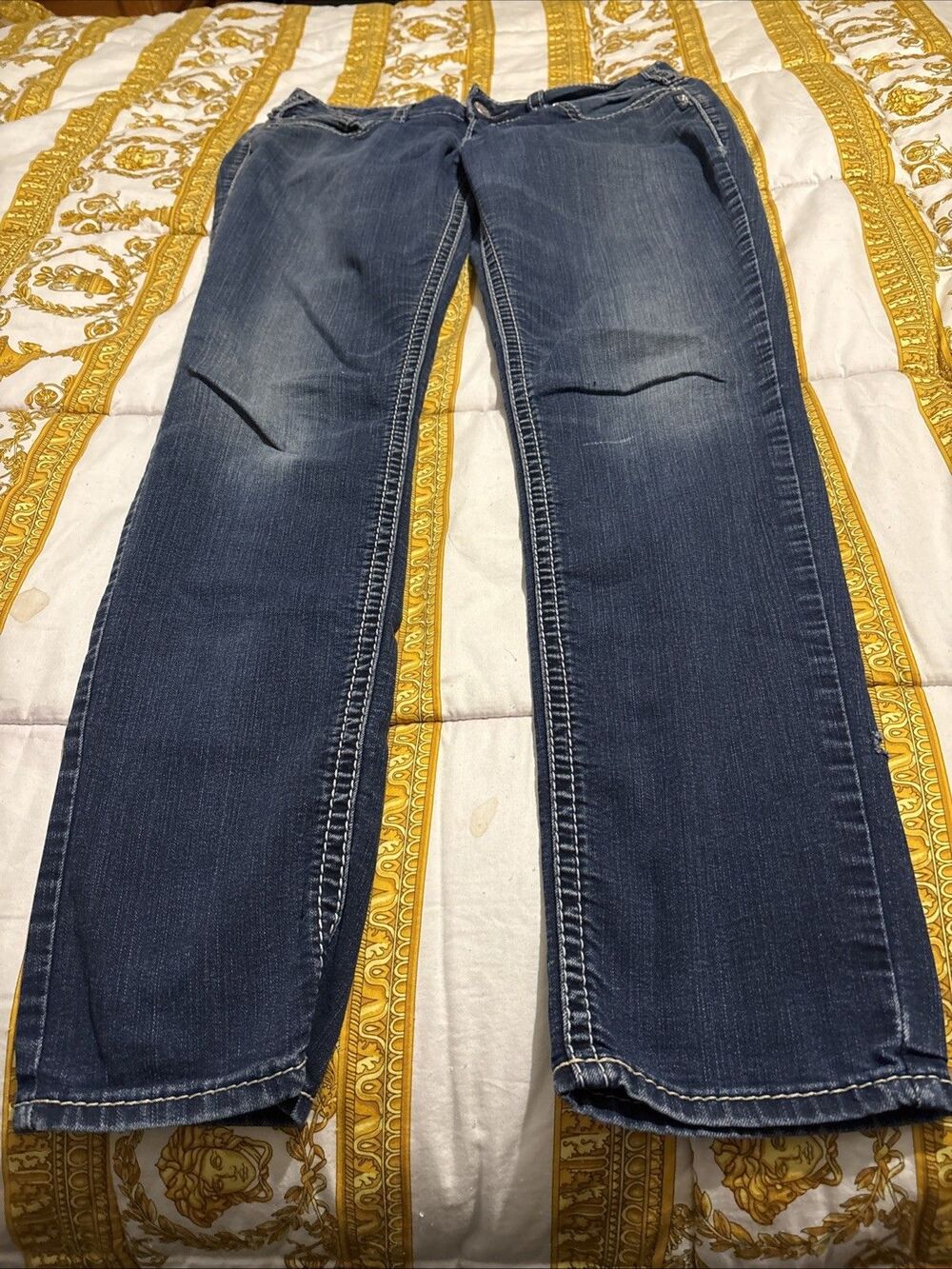 Silver Jean Co Suki Super Stretch Blue Jeans 30/31 See Photos True Measures
